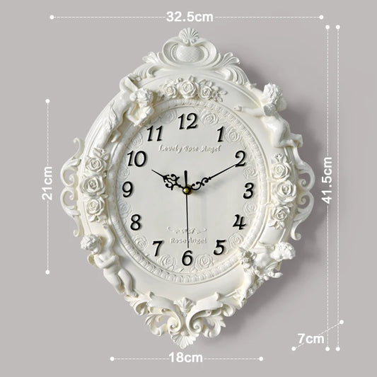 European Living Room Nordic Wall Clock Unique Modern Luxury Home Decor Clock Vintage Design Antique Horloge Murale Furniture